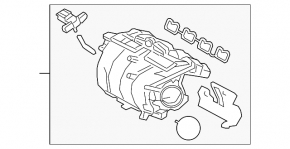 Коллектор впускной Toyota Rav4 19-25 2.5