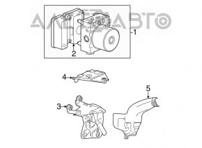 ABS АБС VW Jetta 15-18 USA
