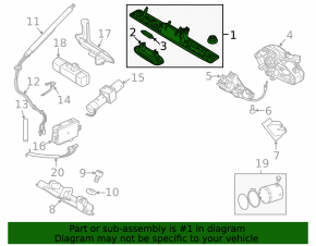 Подсветка номера крышки багажника в сборе Volvo XC60 10-17