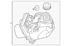 Насос усилителя руля Nissan Altima 13-14 с бачком