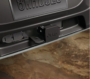 Заглушка фаркопа Jeep Cherokee KL 14-23 резина