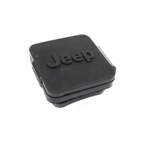 Заглушка фаркопа Jeep Cherokee KL 14-23 резина