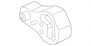 Подушка кпп нижняя Ford Fiesta 14-19 1.6Т, МКПП