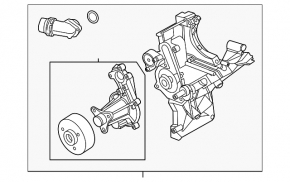 Помпа водяная BMW 7 G11 G12 16-22 B58