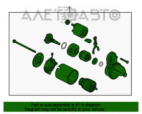 Стартер Kia Forte 4d 14-16 под isg