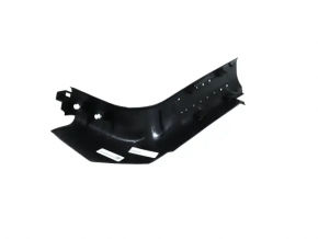 Накладка порога передняя левая Jeep Cherokee KL 14-22 черная с хромом, царапины