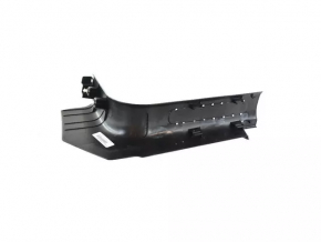 Накладка порога передняя левая Jeep Cherokee KL 14-22 черная с хромом, царапины