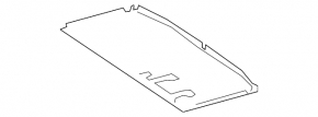 Корыто багажника Mercedes H247 GLA 20-26