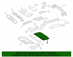 Корыто багажника Mercedes H247 GLA 20-26