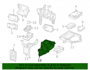 Крепление Radio Satellite Receiver Mercedes C-class W205 15-18