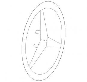 Эмблема логотип крышки багажника Mercedes C-class W205 15-21