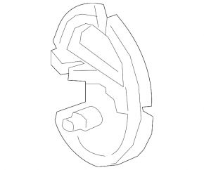 Кронштейн радара круиз Mercedes C-class W205 19-21