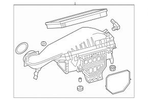 Carcasă filtru de aer Mercedes GLC 300 20-22