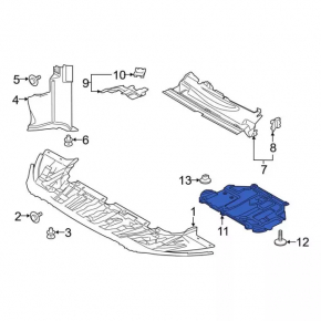 Protecția motorului Ford Transit Connect MK2 13-