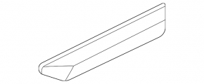 Молдинг двери передней правой Volkswagen ID.4 21-22