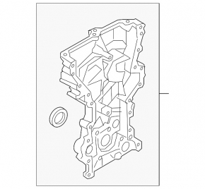 Передняя крышка двигателя Hyundai Tucson 16-21