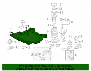 Подрамник передний Toyota Avalon 13-18