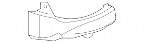 Поворотник зеркала правый Subaru WRX 22-26
