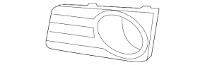 Ramă proiectoare ceață stânga Mazda CX-7 07-08 sub proiectorul de ceață