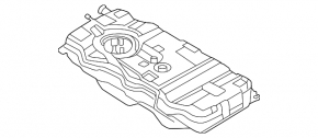 Топливный бак BMW 3 G20 21-26 plug-in