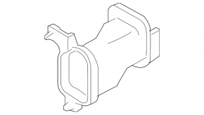 Воздухоприемник левый Infiniti G25 G35 G37 4d 06-14