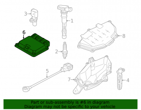 Блок ECU компьютер двигателя Audi A6 C7 13-13 2.0 AWD