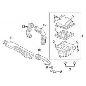 Ansamblu carcasa filtru aer Ford Bronco Sport 21-25 1.5T