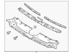 Накладка телевизора Mazda CX-9 16-23