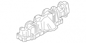 Коллектор впускной VW Jetta 11-14 USA TDI
