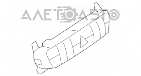 Блок кнопок управления верхний Mercedes W164 ML