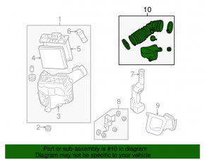 Воздуховод на коллектор левый Infiniti G35 4d 06-08