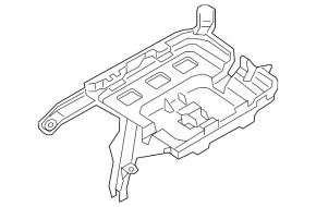 Кронштейн блока ECU компьютера двигателя Audi A6 C8 19-25 3.0T