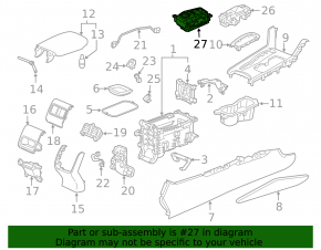 Шифтер КПП Honda Accord 18-22 hybrid, кнопки