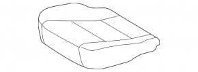 Водительское сидение Toyota Avalon 13-14 без airbag, подогрев, кожа беж