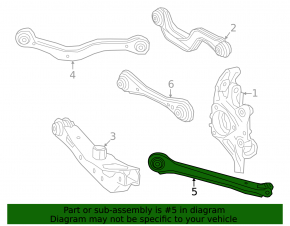 Braț de control transversal spate stânga inferior Chevrolet Equinox EV 24-26