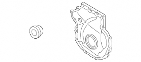 Передняя крышка двигателя VW Passat b8 16-19 USA 1.8 TFSI ELRING