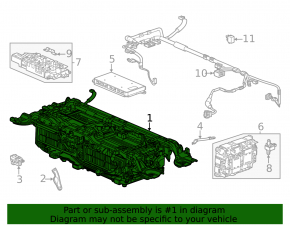 Аккумуляторная батарея ВВБ в сборе Honda CRV 20-22 hybrid