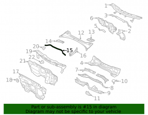 Уплотнитель решетки дворников Audi Q3 8U 15-18