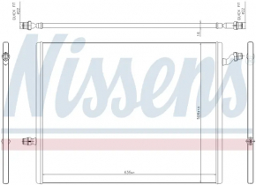 Radiator suplimentar de răcire cu apă pentru Mercedes Clasa S W222 14-17