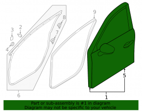 Дверь голая передняя правая Mazda CX-5 13-16