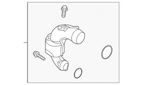 Conducta de aer cu rezonator Volvo XC40 19-22
