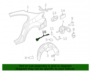 Замок лючка бензобака VW CC 08-17