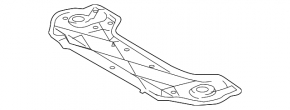 Защита двигателя задняя Lexus RX400h 04-09
