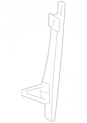 Планка замка капота Toyota Tundra 14-21