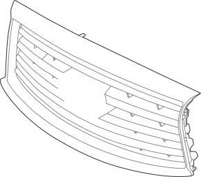 Grilă radiator Infiniti QX60 16-20, rest sub cameră