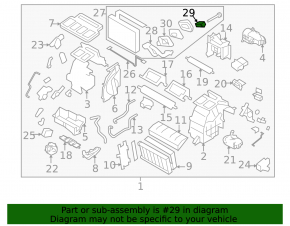 Клапан печки кондиционера Subaru Forester 16-18 SJ
