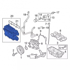 Коллектор впускной Ford Fusion mk5 13-20 1.5Т