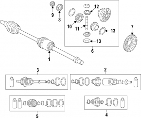 Дифференциал АКПП Mazda 6 14-20 2.5