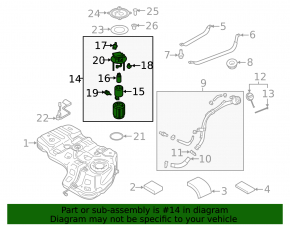Топливный насос бензонасос Hyundai Santa FE 19-20 2.0, 2.4