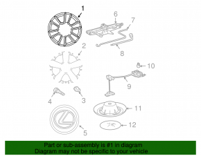 Диск колесный R17 5x114.3 Lexus RX330 03-09 бордюрка, под покрас